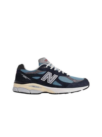 990v3 MiUSA Teddy Santis Low Top Sneakers Navy Castlerock - NEW BALANCE - BALAAN 1