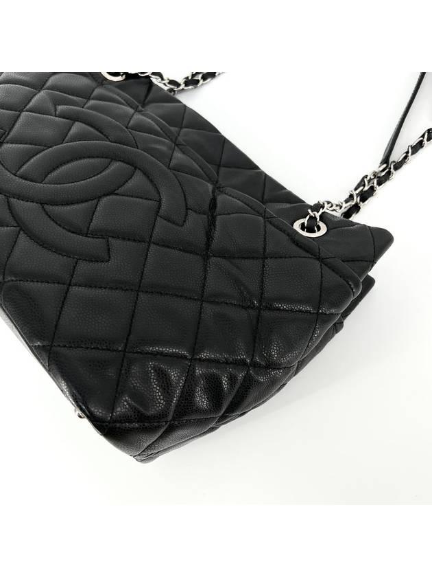 Caviar Timeless Shoulder Bag Black - CHANEL - BALAAN 7