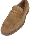 Pebble Tab Moccasin Suede Penny Loafers Brown - TOD'S - BALAAN 8