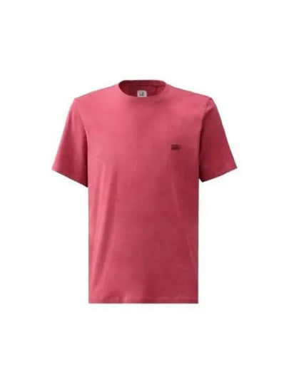 30/1 Jersey Logo Short Sleeve T-Shirt Pink - CP COMPANY - BALAAN 2