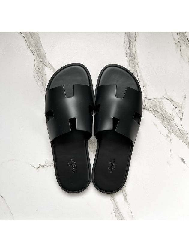 Izmir Sandals Noir - HERMES - BALAAN 6