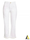 Tracy Cotton Straight Pants White - MAX MARA - BALAAN 2