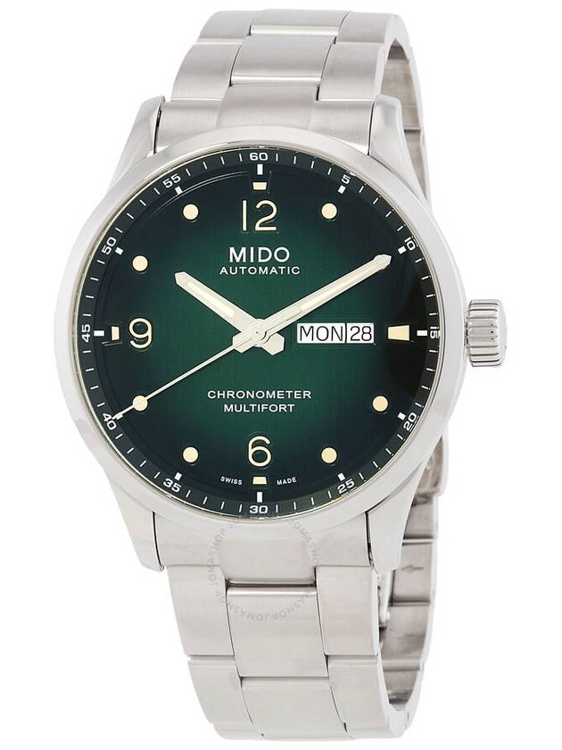 Mido Multifort Automatic Green Dial Men's Watch M0384311109700 - MIDO - BALAAN 1