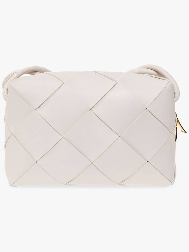 Cassette Intrecciato Small Cross Bag White - BOTTEGA VENETA - BALAAN 4