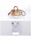 Check Mini Bowling Bag Archive Beige Briar Brown - BURBERRY - BALAAN 9