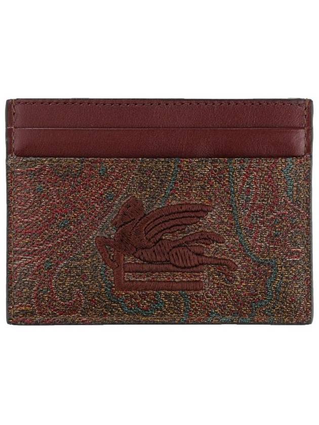 Paisley Card Wallet Brown - ETRO - BALAAN 2