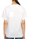 Lips Embroidered Logo Short-Sleeved T-Shirt White - ISABEL MARANT - BALAAN 7