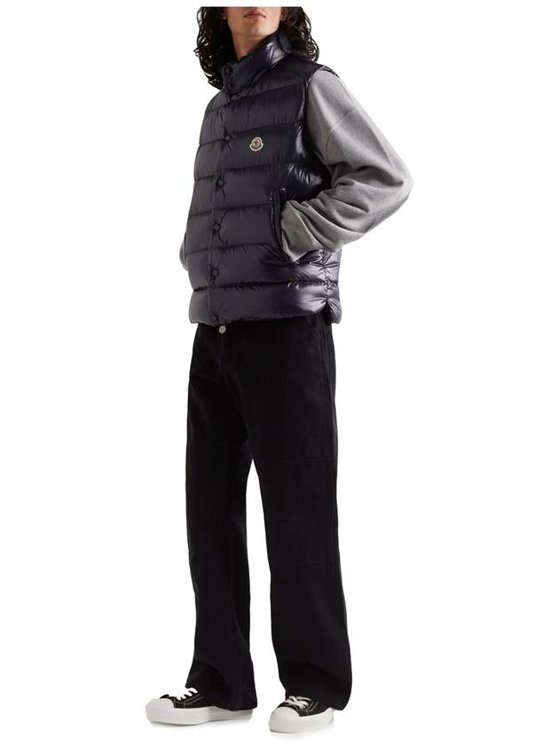 Tibb Down Vest Dark Blue - MONCLER - BALAAN 3