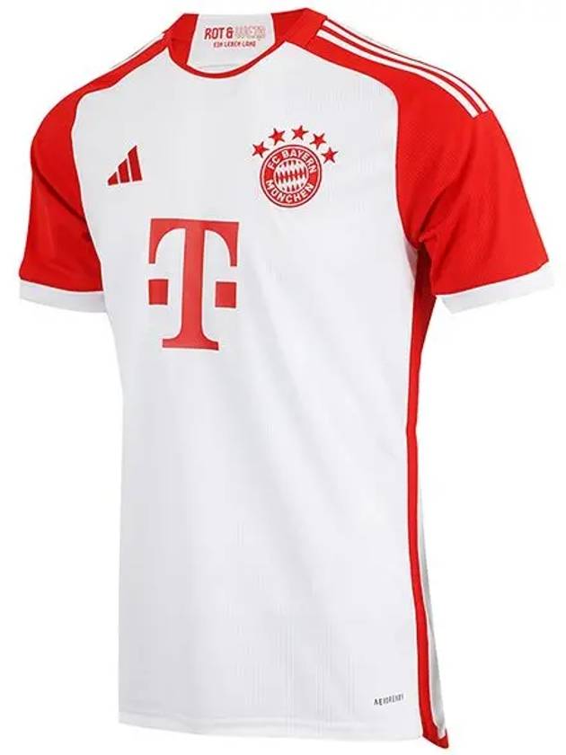 Fc Bayern 23/24 Home Jersey Short Sleeve T-Shirt Red White - ADIDAS - BALAAN 3