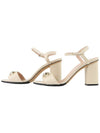 466709 Horsebit mid heel sandals size 36 33558Y - GUCCI - BALAAN 5