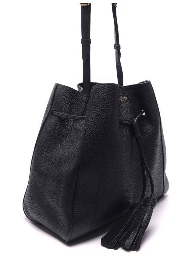 Millie Small Heavy Grain Tote Bag Black - MULBERRY - BALAAN 4