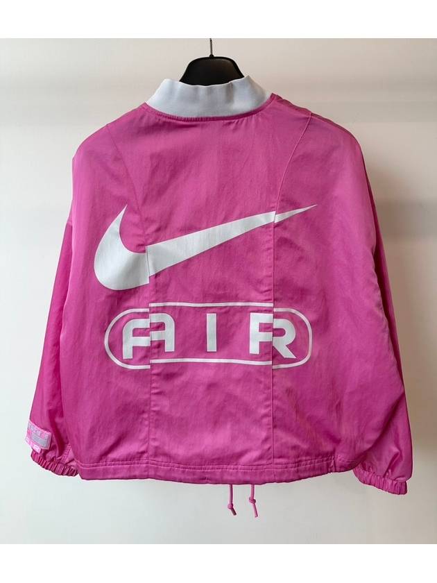 Air Woven Oversized Bomber Jacket Pink - NIKE - BALAAN 5