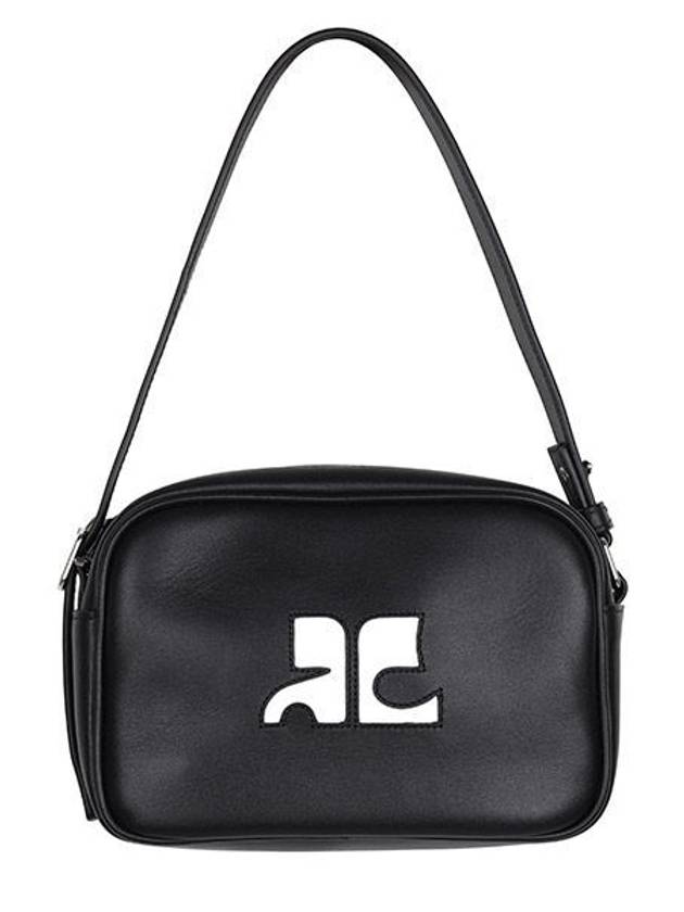 Leather Top Handle Cross Bag Black - COURREGES - BALAAN 2