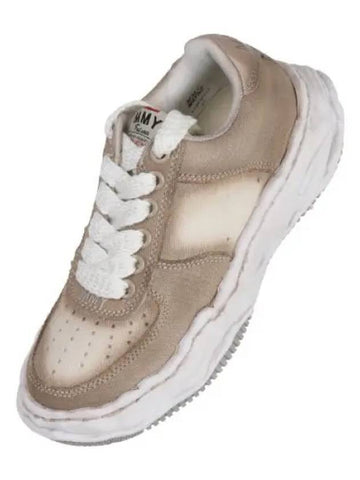 Sole Effect Canvas Low Top Sneakers Women s - MIHARA YASUHIRO - BALAAN 1