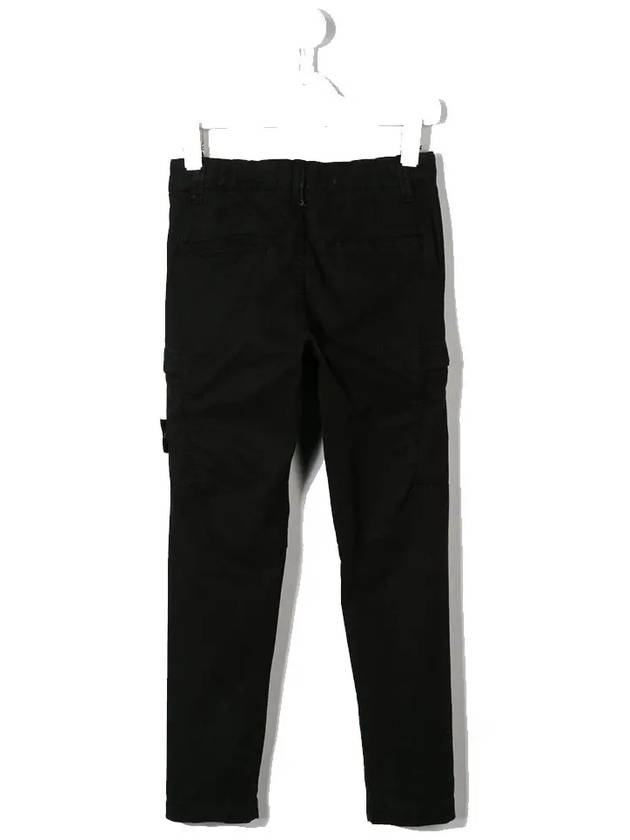 Kids Waffen Patch Cargo Pants Black 711630111 V0029 - STONE ISLAND - BALAAN 3