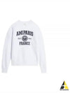 Logo Print Sweatshirt White - AMI - BALAAN 2