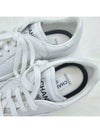 CC Logo Calfskin Low Top Sneakers White - CHANEL - BALAAN 4