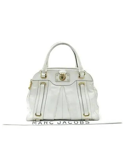 White leather double zip tote bag - MARC JACOBS - BALAAN 2