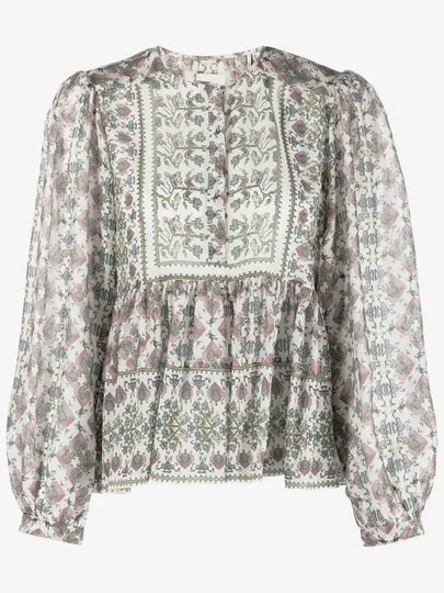 Silk Puff Sleeve Blouse Ivory - ISABEL MARANT - BALAAN 2