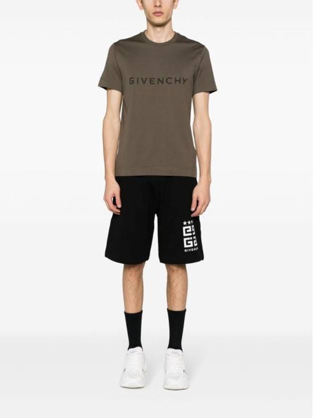 Bermuda Cotton Shorts Black - GIVENCHY - BALAAN 8