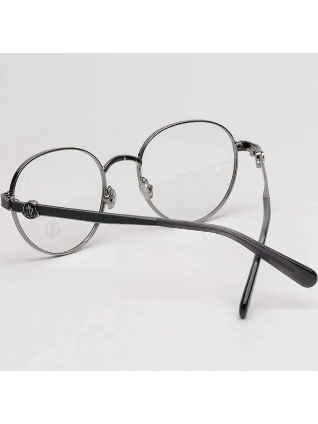 Round Metal Eyeglasses Silver - MONCLER - BALAAN 5