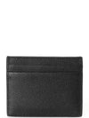 V Logo Signature Card Wallet Black - VALENTINO - BALAAN 4