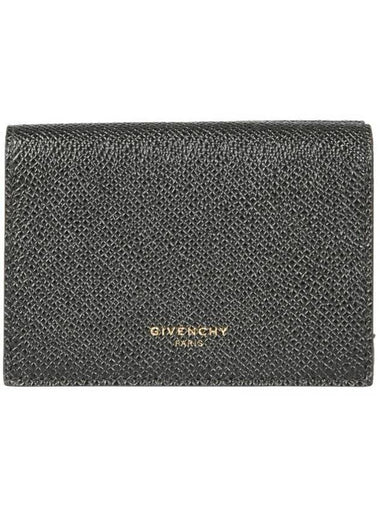 Logo Coin Pocket Half Wallet Black - GIVENCHY - BALAAN 1