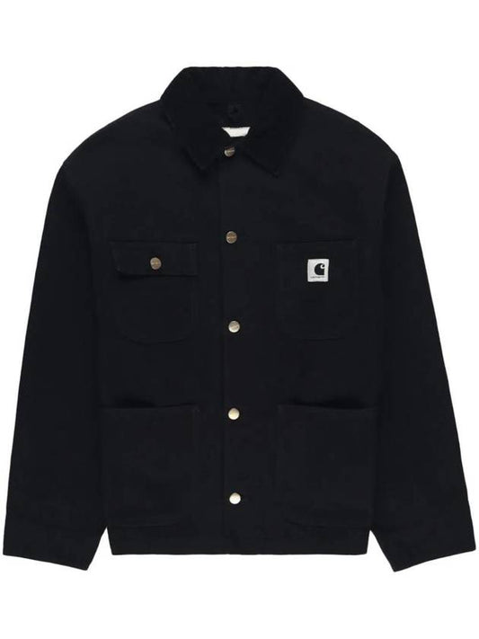 Michigan Organic Cotton Denim Jacket Black - CARHARTT WIP - BALAAN 1