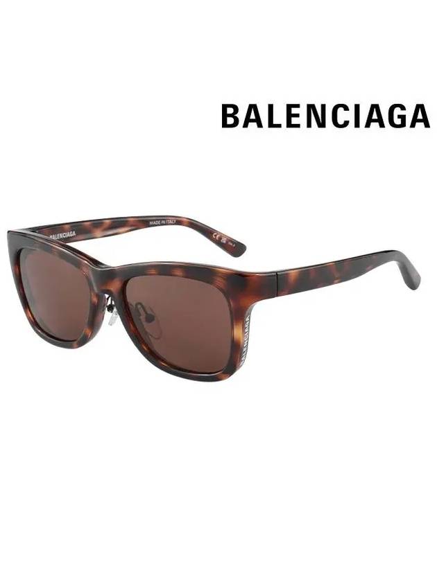 Eyewear Square Sunglasses Havana Brown - BALENCIAGA - BALAAN 3