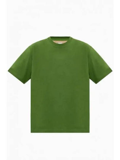 Double Layered Cotton Jersey Short Sleeve T-Shirt Green - BOTTEGA VENETA - BALAAN 2