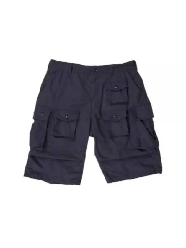 24 FA Short A Dk Navy Cotton Ripstop 24S1E004 OR277 CT114 Shorts - ENGINEERED GARMENTS - BALAAN 1