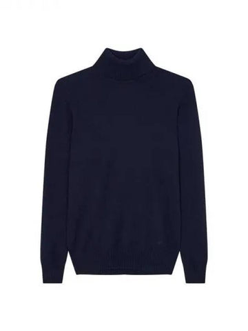 Men s Cashmere Crew Neck Knit Navy 270997 - EMPORIO ARMANI - BALAAN 1