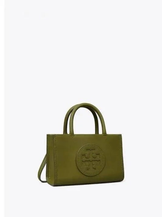 Ella Bio Mini Women s Tote Bag Shoulder Olive Green Domestic Product - TORY BURCH - BALAAN 1