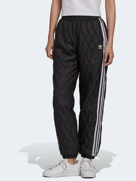 Women's Classic Quilted Track Pants Black - ADIDAS - BALAAN 2