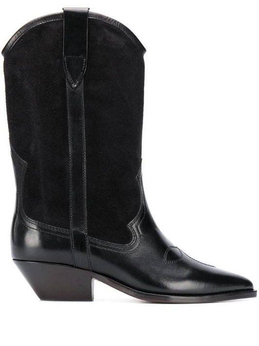 Cowboy Middle Boots Black - ISABEL MARANT - BALAAN 1