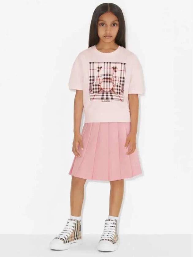 Kids Thomas Bear Pink Short Sleeve T Shirt 8069415 Outlet Italy - BURBERRY - BALAAN 4