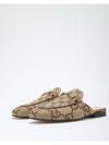 Princetown Jumbo GG Slipper Camel Ebony - GUCCI - BALAAN 6