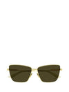 Sunglasses BV1195S 002 GOLD - BOTTEGA VENETA - BALAAN 1