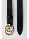 Men's GG Marmont Buckle Belt Black - GUCCI - BALAAN 5