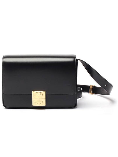 Box 4G Medium Leather Shoulder Bag Black - GIVENCHY - BALAAN 2