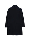 Breasted Wool Double Coat Black - AMI - BALAAN 3