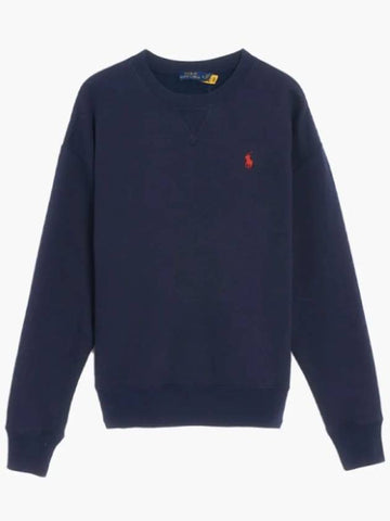 Polo Women s Brushed Lining Pony Logo Embroidered Sweatshirt 211794395003 - RALPH LAUREN - BALAAN 1