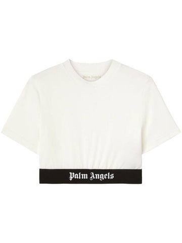 Palm Angels T-shirts and Polos White - PALM ANGELS - BALAAN 1