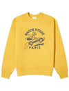 Maison Kitsune Racing Fox Comfort Sweatshirt Mustard - MAISON KITSUNE - BALAAN 2