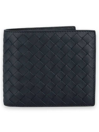 24 S Men s Intrecciato Weaving Half Wallet Space 113993 V4651 8836 - BOTTEGA VENETA - BALAAN 1