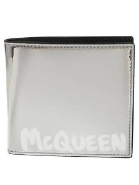 silver tone two-fold wallet 6021371AATE - ALEXANDER MCQUEEN - BALAAN 2