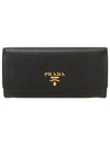 Vitello leather flap long wallet 1MH132 2E3A F0002 - PRADA - BALAAN 1