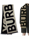 Logo Archive Scarf Brown - BURBERRY - BALAAN 2