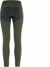 Women's Abisko Trekking Tights Pro Deep Forest Iron Grey - FJALL RAVEN - BALAAN 3