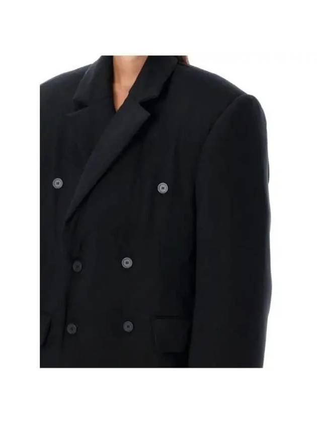 Double Breasted Blazer Jacket Black - BALENCIAGA - BALAAN 4